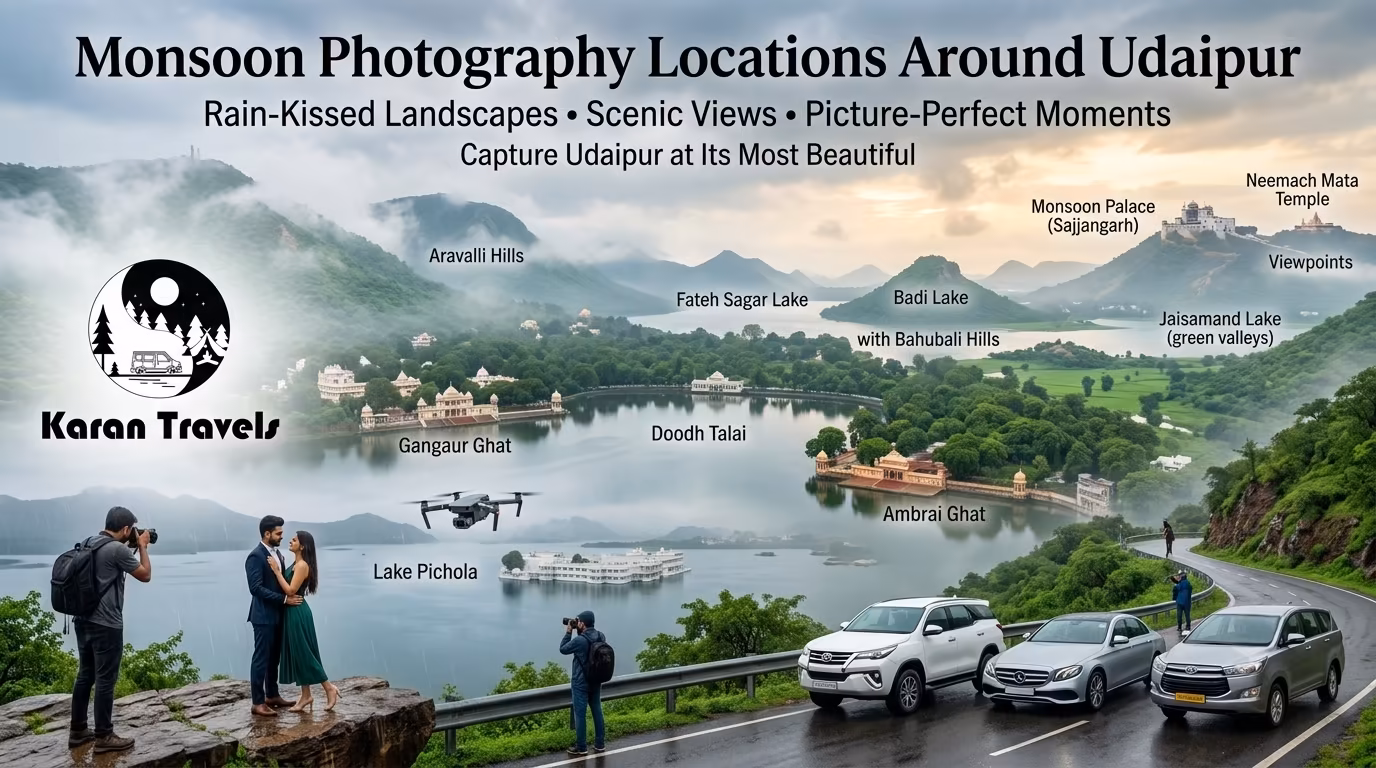 Monsoon Photography Locations Around Udaipur: A Complete Guide for Photographers