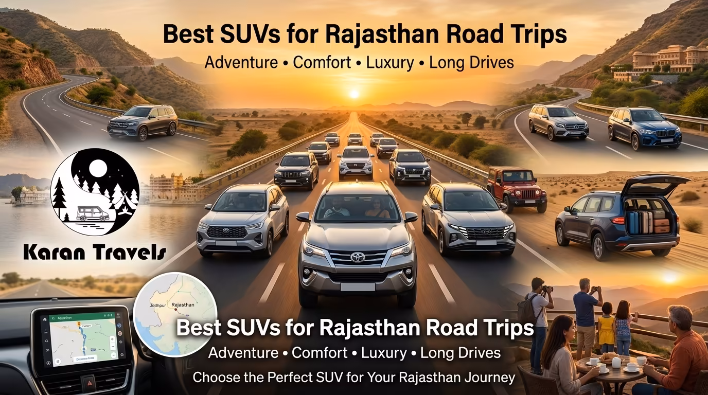 Best SUVs for Rajasthan Road Trips: Your Complete Guide to Comfortable & Safe Travel