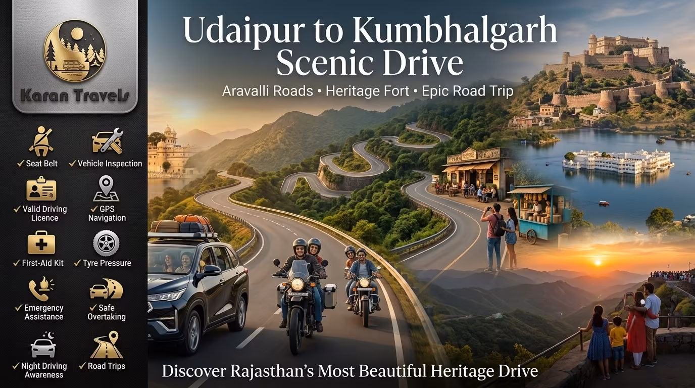 Udaipur to Kumbhalgarh Scenic Drive: A Heritage Road Trip Through the Aravallis