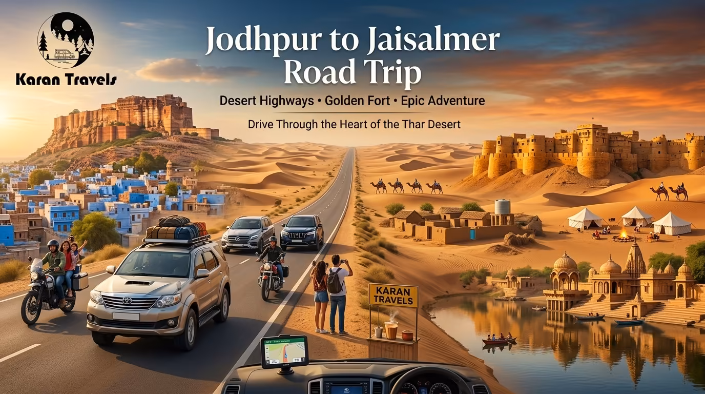 Jodhpur to Jaisalmer Road Trip: A Scenic Desert Drive Through Rajasthan