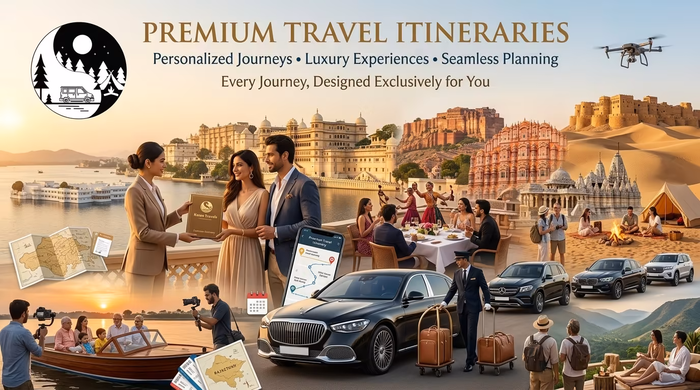 Premium Travel Itineraries for Rajasthan: Luxury, Comfort, and Personalization at Every Step