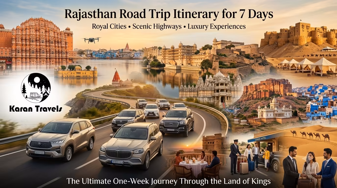 Rajasthan Road Trip Itinerary for 7 Days: The Ultimate One-Week Travel Guide