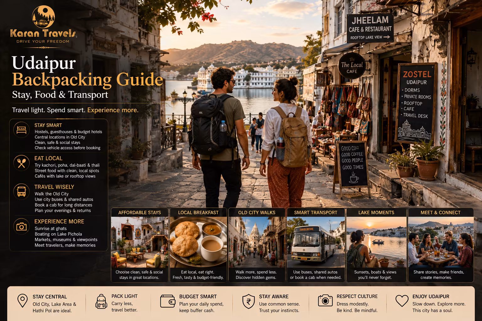 Udaipur Backpacking Guide: Stay, Food & Transport for Budget Travelers