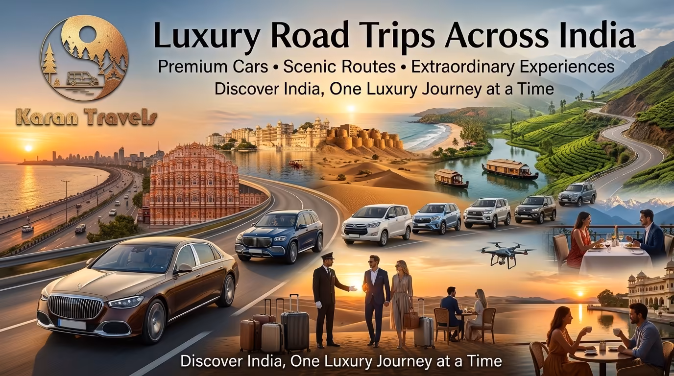 Luxury Road Trips Across India: Experience the Journey in Style